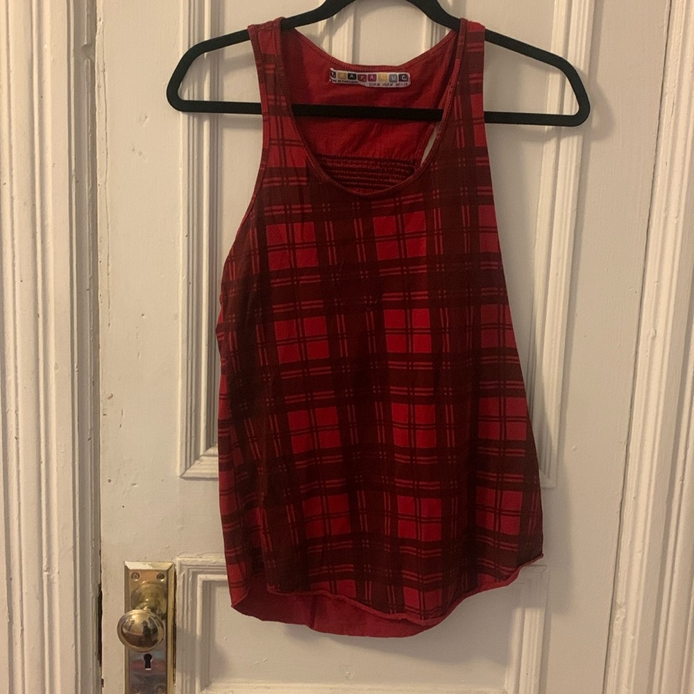 100% coton T shirt/top in red